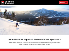 'samuraisnow.com' screenshot