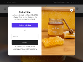 volponifarm.com homepage screenshot