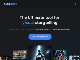 Autodraft - Generated visual storytelling.