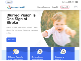 'abrazohealth.com' screenshot