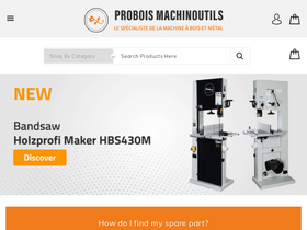 'probois-machinoutils.com' screenshot
