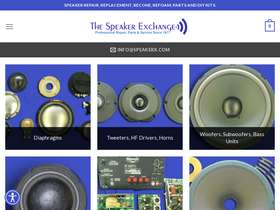 'reconingspeakers.com' screenshot