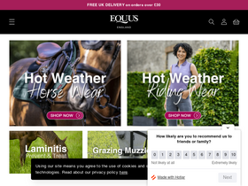 'equus.co.uk' screenshot