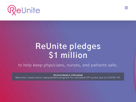 'reuniterx.com' screenshot