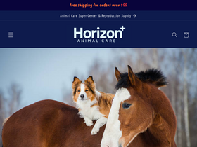 horizonanimalcare.com homepage screenshot