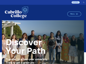 'cabrillo.edu' screenshot