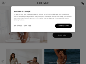'loungeunderwear.com' screenshot