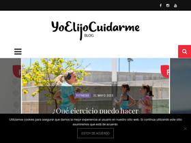 'yoelijocuidarme.es' screenshot