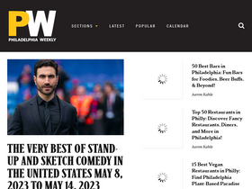 'philadelphiaweekly.com' screenshot
