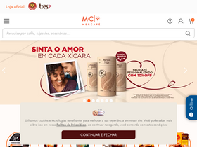 'mercafe.com.br' screenshot