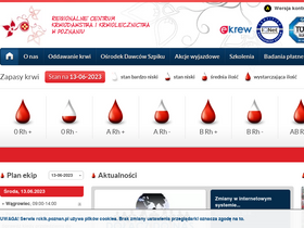'rckik.poznan.pl' screenshot