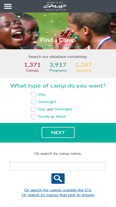 find.acacamps.org