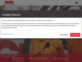 'oocl.com' screenshot