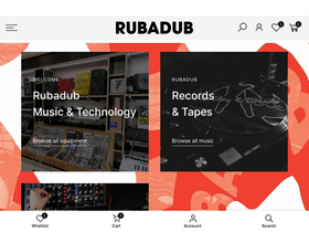 'rubadub.co.uk' screenshot
