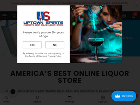 'uptownspirits.com' screenshot