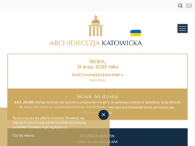 'archidiecezjakatowicka.pl' screenshot