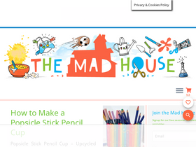 'muminthemadhouse.com' screenshot