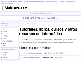 'abrirllave.com' screenshot
