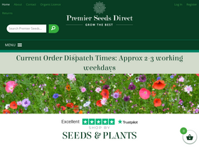 'premierseedsdirect.com' screenshot