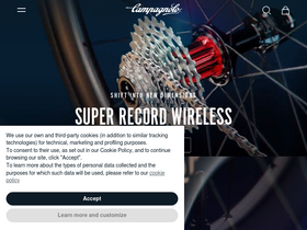 'campagnolo.com' screenshot
