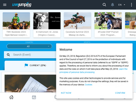 'zawodykonne.com' screenshot