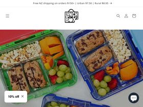 lunchboxinc.co.nz homepage screenshot