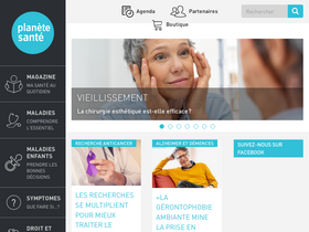 'planetesante.ch' screenshot
