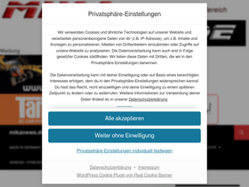 'mikanews.de' screenshot