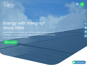 'trinity-solar.com' screenshot