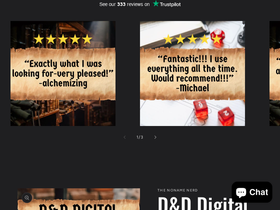 nonamenerd.com homepage screenshot