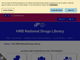 'drugsandalcohol.ie' screenshot