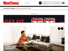 'mensfitness.co.uk' screenshot