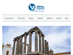 'almadeviajante.com' screenshot