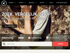'kledingkopen.nl' screenshot