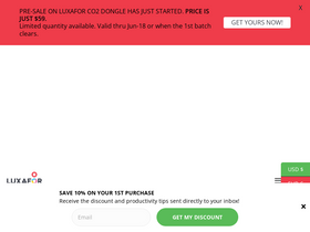 'luxafor.com' screenshot