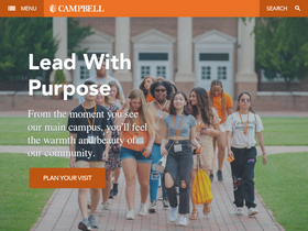 'campbell.edu' screenshot