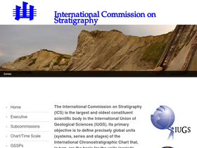 'stratigraphy.org' screenshot