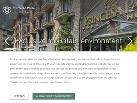 hotelprincesaparc.com