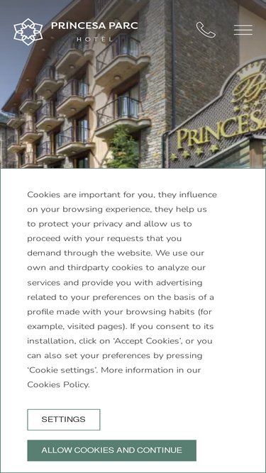 hotelprincesaparc.com