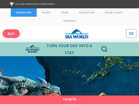 'seaworld.com.au' screenshot