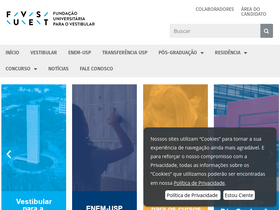 'fuvest.br' screenshot