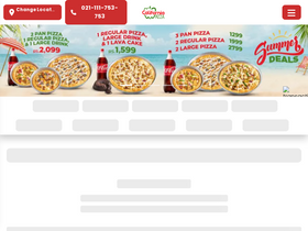 'californiapizza.com.pk' screenshot