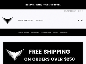 'aeammo.com' screenshot