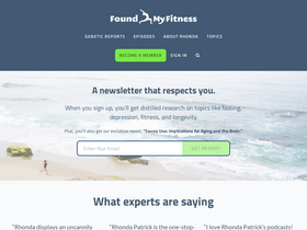 'foundmyfitness.com' screenshot