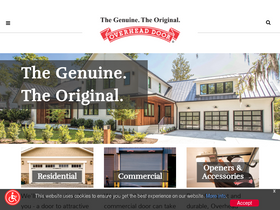 'overheaddoor.com' screenshot