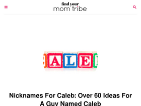 'findyourmomtribe.com' screenshot