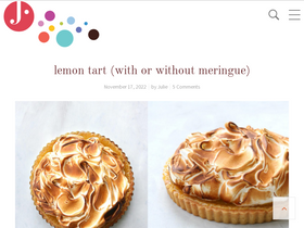 'dinnerwithjulie.com' screenshot