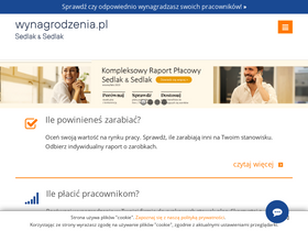 'wynagrodzenia.pl' screenshot