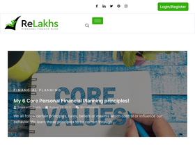 'relakhs.com' screenshot