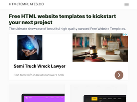 'htmltemplates.co' screenshot